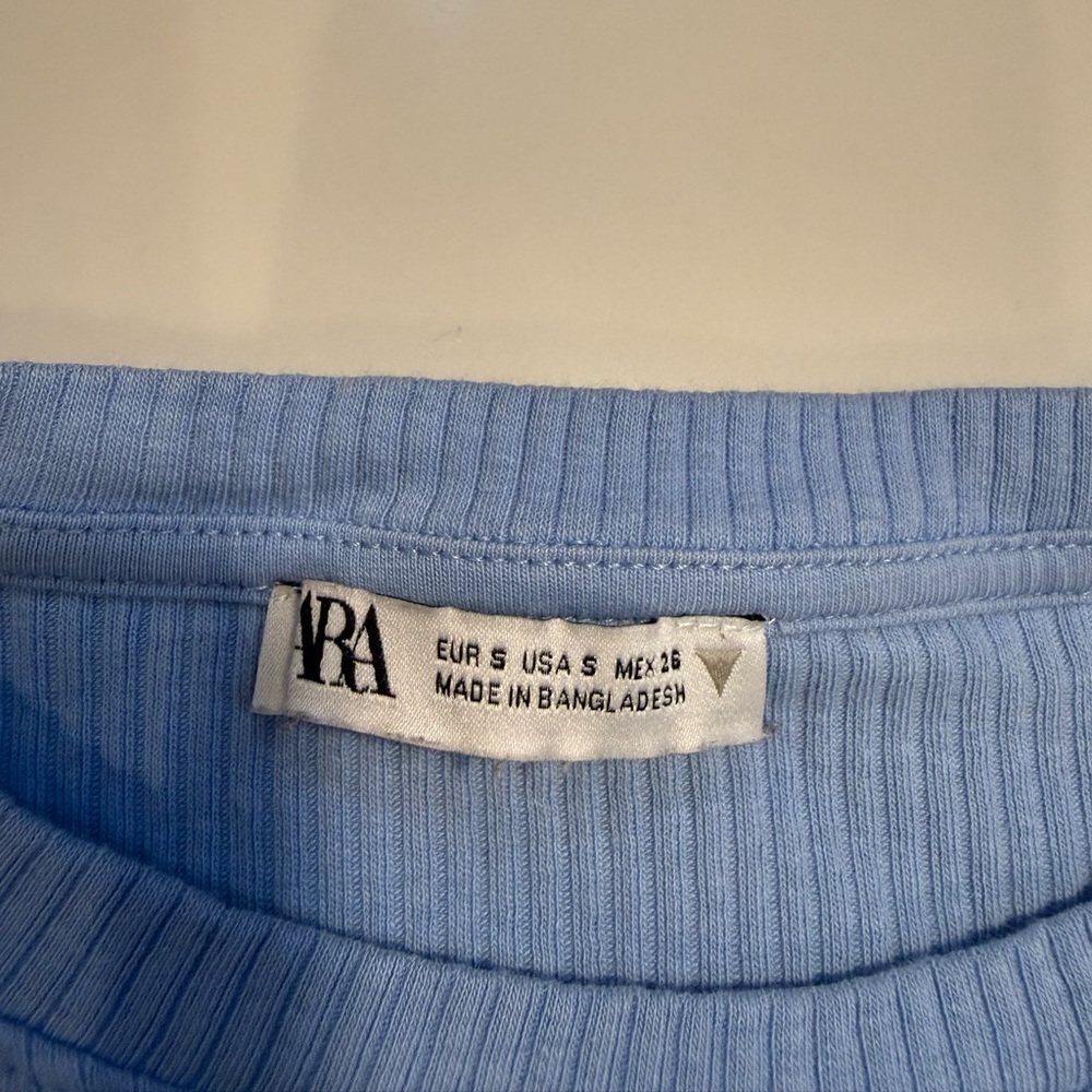 ZARA Ribbed Baby Tee - Picture 3 of 3